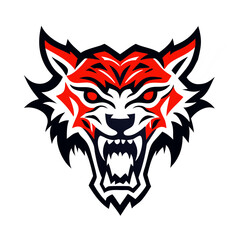 Powerful Roaring Animal Head Emblem