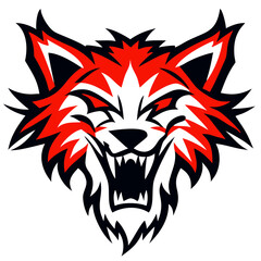 Powerful Roaring Animal Head Emblem