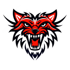 Powerful Roaring Animal Head Emblem