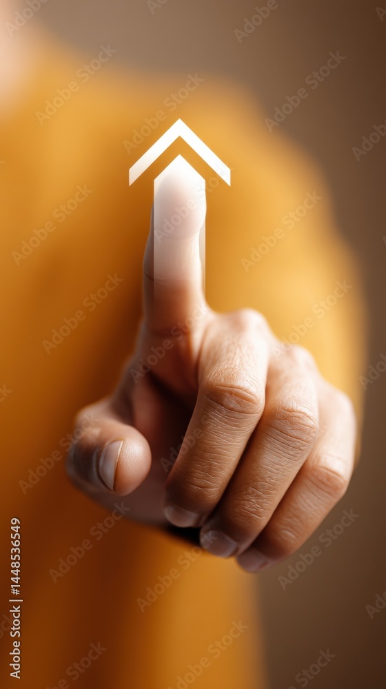 Poster augmented reality real estate interactive digital investment analytics with minimalist gen z entrepr