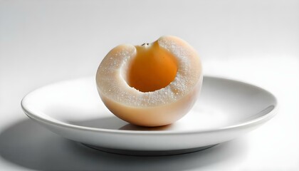 apricots isolated on white background