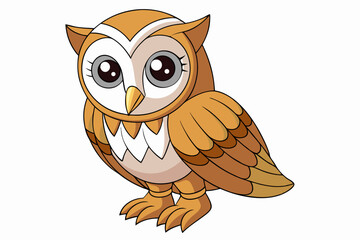 Cute Bird Vector Line Art Illustration – Clipart, Logo Icon, Black and White Bird Drawing