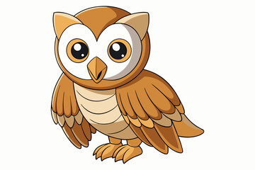 Cute Bird Vector Line Art Illustration – Clipart, Logo Icon, Black and White Bird Drawing