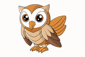 Cute Bird Vector Line Art Illustration – Clipart, Logo Icon, Black and White Bird Drawing