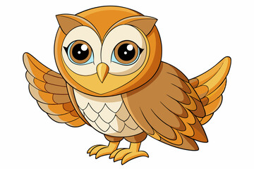 Cute Bird Vector Line Art Illustration – Clipart, Logo Icon, Black and White Bird Drawing