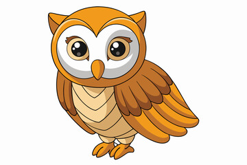 Cute Bird Vector Line Art Illustration – Clipart, Logo Icon, Black and White Bird Drawing