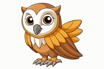 Cute Bird Vector Line Art Illustration – Clipart, Logo Icon, Black and White Bird Drawing