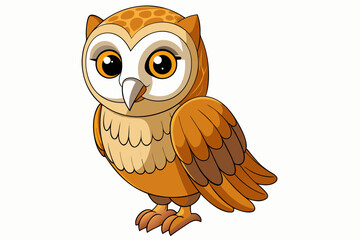 Cute Bird Vector Line Art Illustration – Clipart, Logo Icon, Black and White Bird Drawing