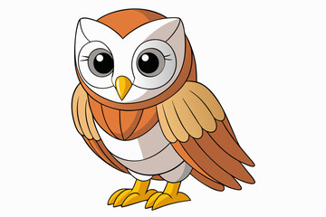 Cute Bird Vector Line Art Illustration – Clipart, Logo Icon, Black and White Bird Drawing