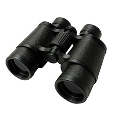Essential black optical binoculars, providing enhanced vision for observation, exploration, and discovery.