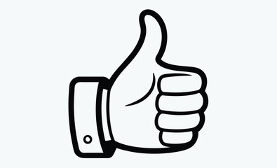 Hand gesture silhouette, hand gesture, peace sign, v sign, line icon, vector silhouette, outline style