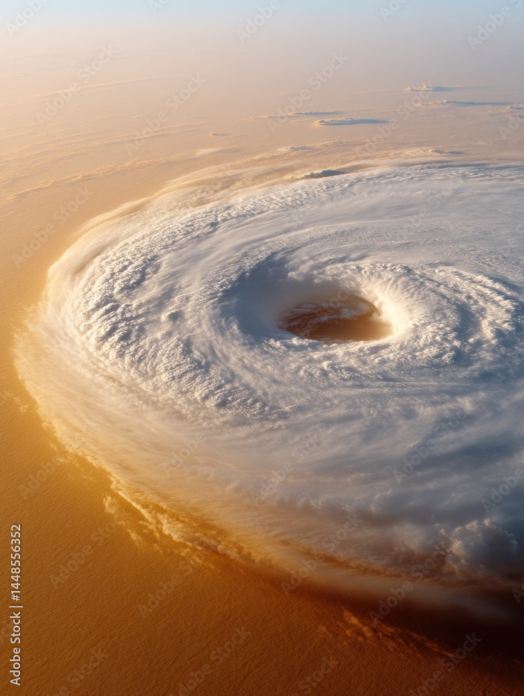 Aufkleber climate crisis visualization epic hurricane satellite imagery revealing planetary weather dynamics -