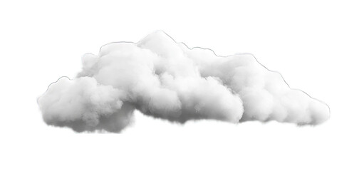 A fluffy white cloud drifting across a clear blue sky. casting a soft shadow on the ground below. symbolizing tranquility and the beauty of nature