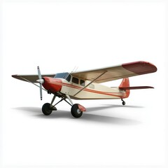 Fototapeta premium A stunning image of small Airplane Isolated on white.
