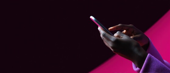 Digital Pulse National Email Day Gen Z Connectivity Showcase - Vibrant Minimalist Mobile Interaction for Contemporary Communication Marketing