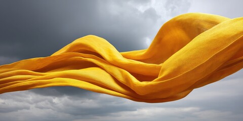 Vibrant Golden Wind Sock Resilient Design Meets Climate Adaptability for Outdoor Event Planning and Weather-Responsive Celebrations