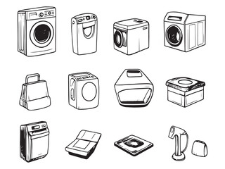 Detailed Line Art Design for Iron-On Transfer Projects