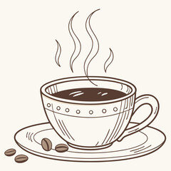 cup of coffee vector