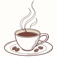 cup of coffee vector