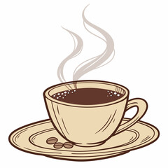 cup of coffee vector