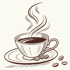 cup of coffee vector