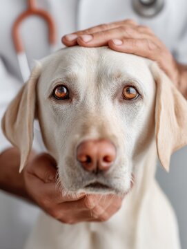Compassionate Care 2024 Minimalist Pet Wellness - National Parvo Awareness Day Veterinary Portrait Showcasing Holistic Animal Healthcare for Modern Pet Parents