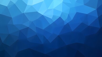 Fototapeta premium Abstract Blue Low Poly Geometric Background Texture