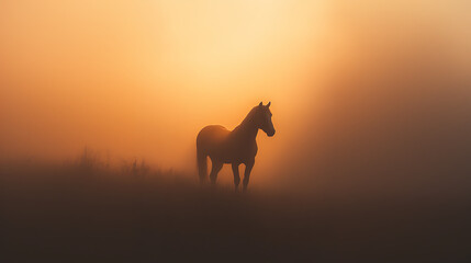 Fototapeta premium horse in the field