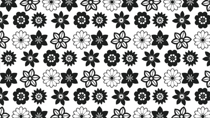 seamless pattern with flowers