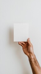 Minimalist Fathers Day Greeting Soft White Card Mockup for Meaningful Connection - Emotional Storytelling in Contemporary Lifestyle Design