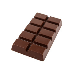 Delicious looking milk confectionary bar on display transparent background