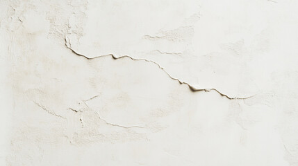 the image showcases a close up of a textured, light colored surface, possibly part of a building. a prominent crack traverses diagonally across the middle of the scene, creating a visual division
