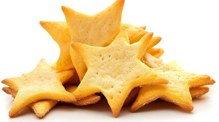 Naklejka premium Delicious Star-Shaped Sugar Cookies Sweet Treats Bakery