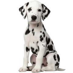 Adorable Dalmatian Puppy A Charming Canine Companion