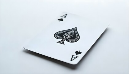 playing cards isolated on white background