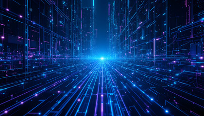 ia generated. circuit board background	