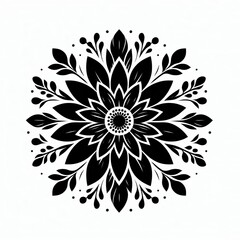Elegant Flower Silhouettes