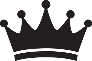 A set of black and golden crowns in a royal, luxurious style with a vector design symbolizing power, authority, and wealth