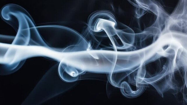 Abstract white smoke black background, galactic nebula, cosmic ethereal, soft spirals breath in space, stars flickering smoke, volumetric lighting, cinematic lens flare, 4K floaty