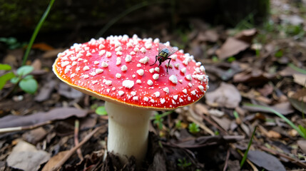 Fototapeta premium Fly agaric (Amanita muscaria)