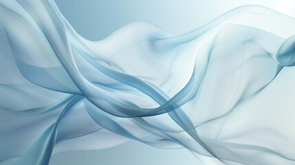 Naklejka premium soft gradient fabric wave