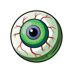 Veiny Eyeball Vector