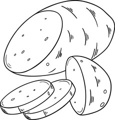 vector illustration of a cartoon mushroom