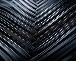 Obraz premium An abstract technical background serves as the backdrop for the intricate patterns and textures of the carbon fiber composite raw material.