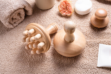 Wood Therapy Massage Tools, Maderoterapia, Manual Mushroom Massagers for Body