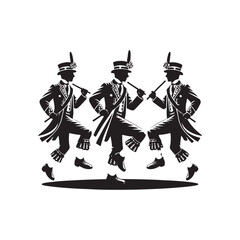 Morris Dancers Vector (4).eps