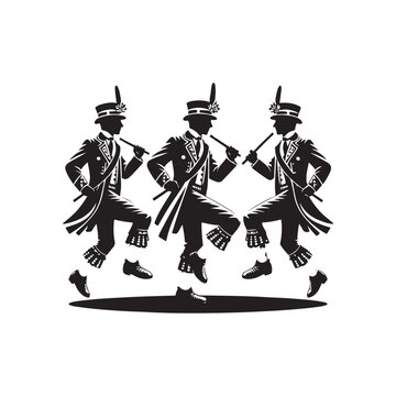 Morris Dancers Vector (4).eps