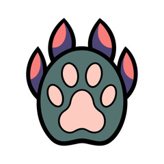 vector illustration of a cartoon dog
