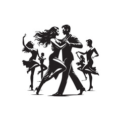 Salsa Dancers Vector (5).eps