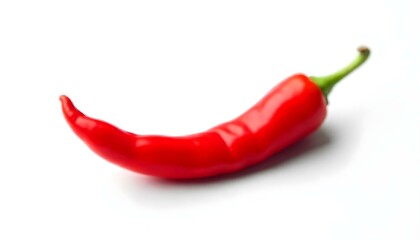 Red chili pepper isolated on a white background